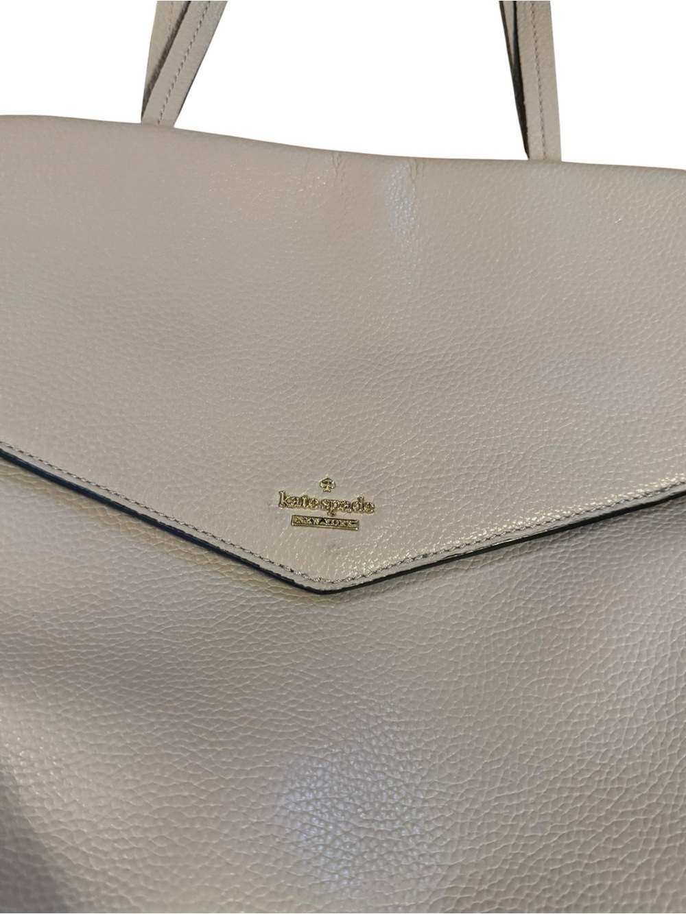 Kate Spade Lavender Leather & Suede Tote - Picture 2 of 7